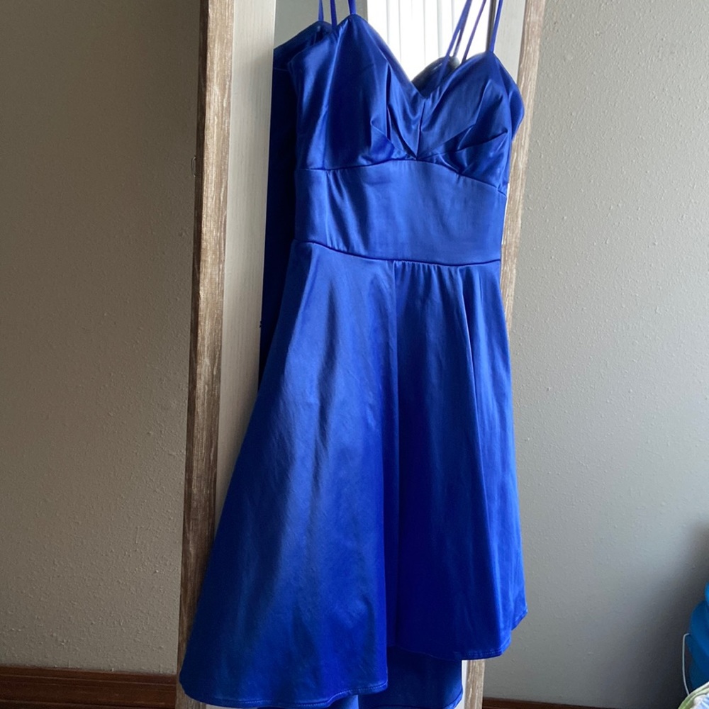 Strapless blue dress size 5